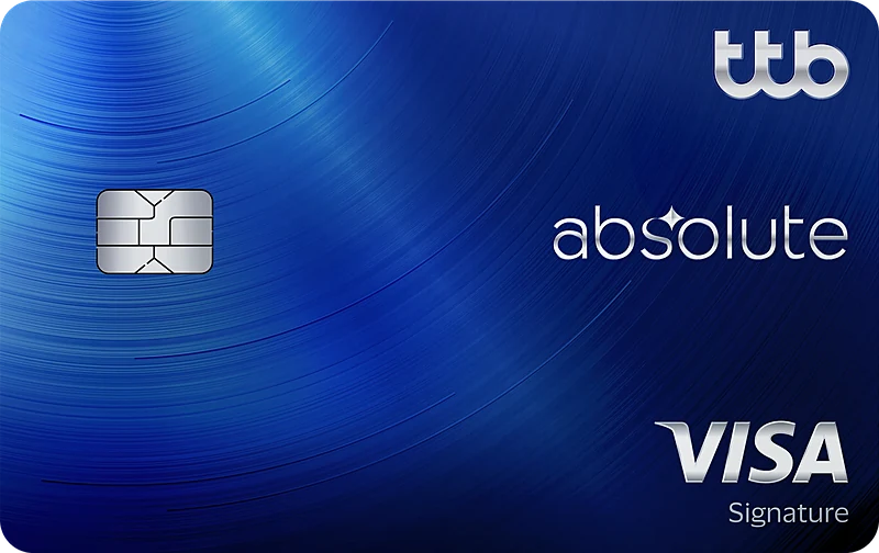 ตำแหน่งรูปบัตร ttb absolute credit card